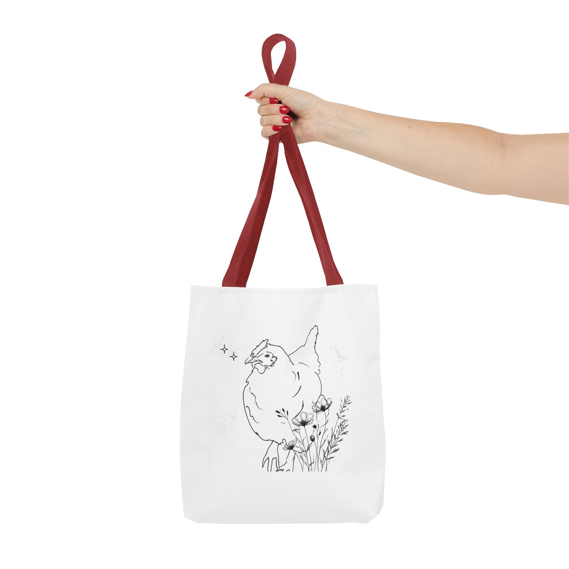 Black and White/Gorgeous Chicken Tote Bag for Everyday
