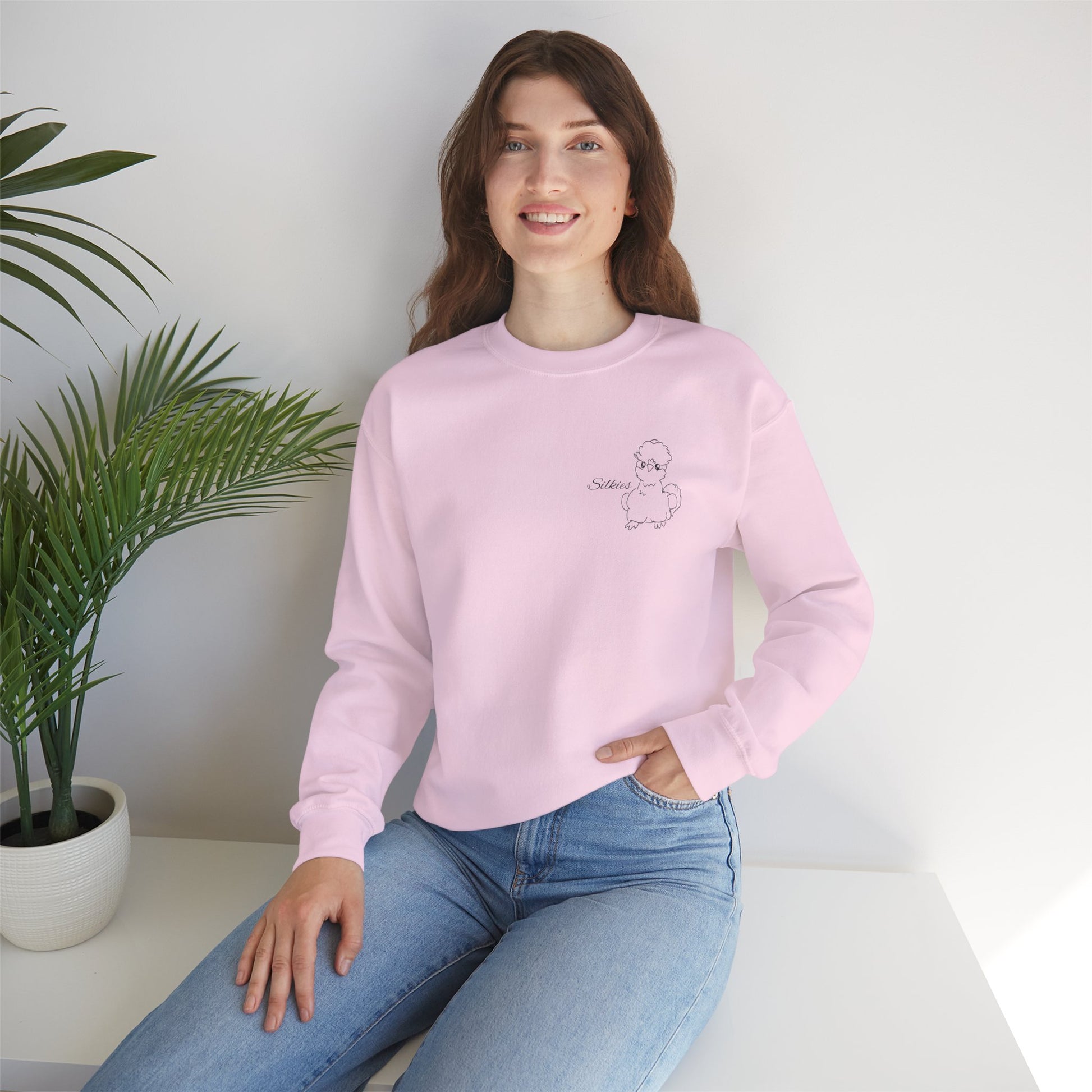 Silkie Chicken Printed Sweatshirt Crewneck🐥✨