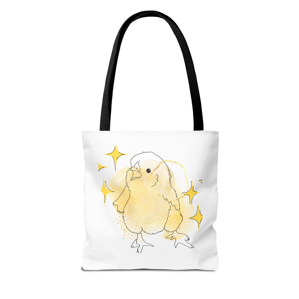 Faverolle Chick With Stars Tote Bag (AOP)