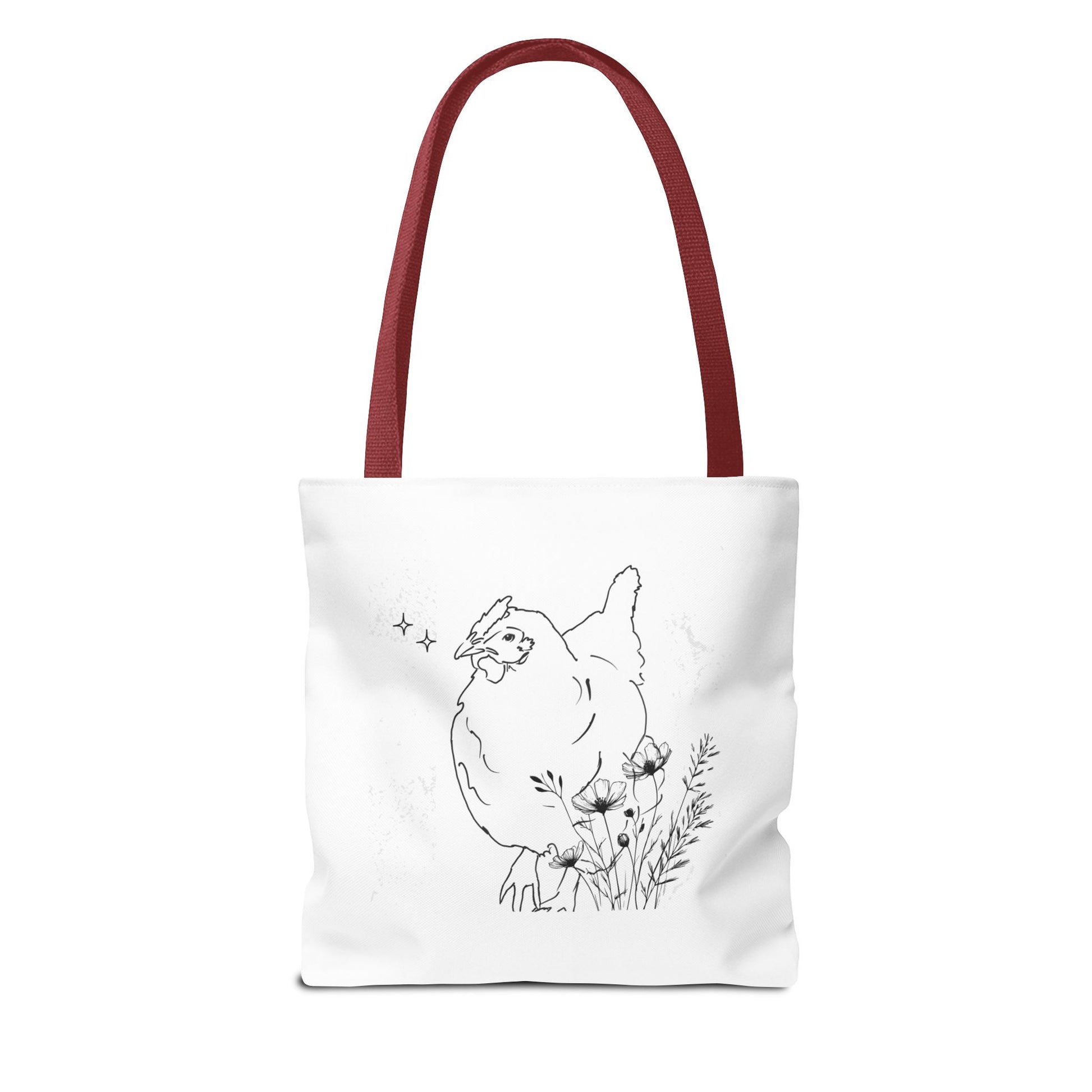 Black and White/Gorgeous Chicken Tote Bag for Everyday