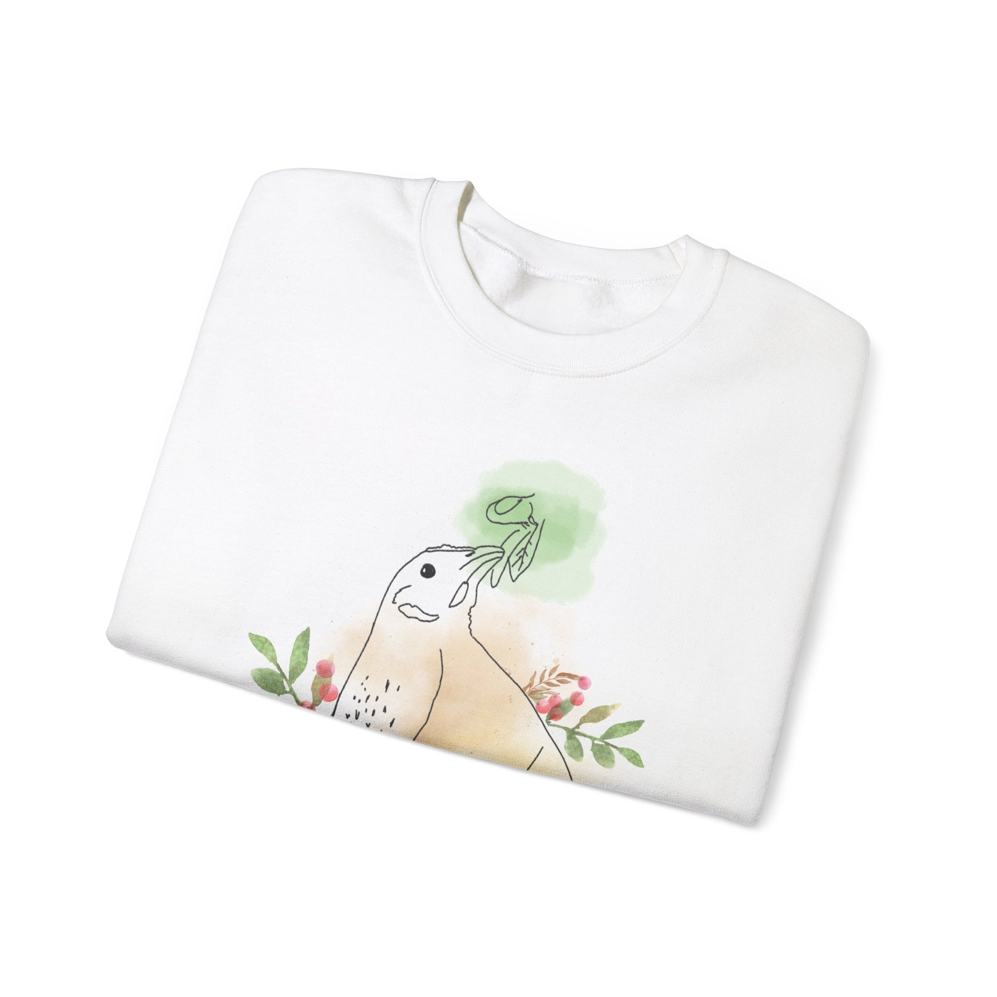 Golden Hen Crewneck Sweatshirt - Perfect Gift for Chicken and Farm Lovers