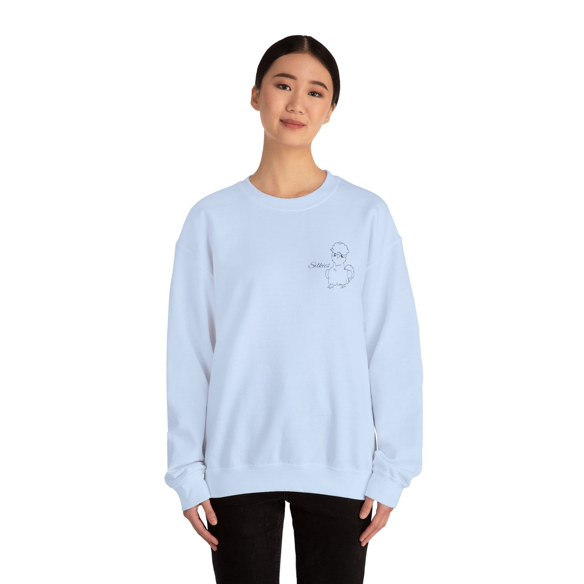 Silkie Chicken Printed Sweatshirt Crewneck🐥✨