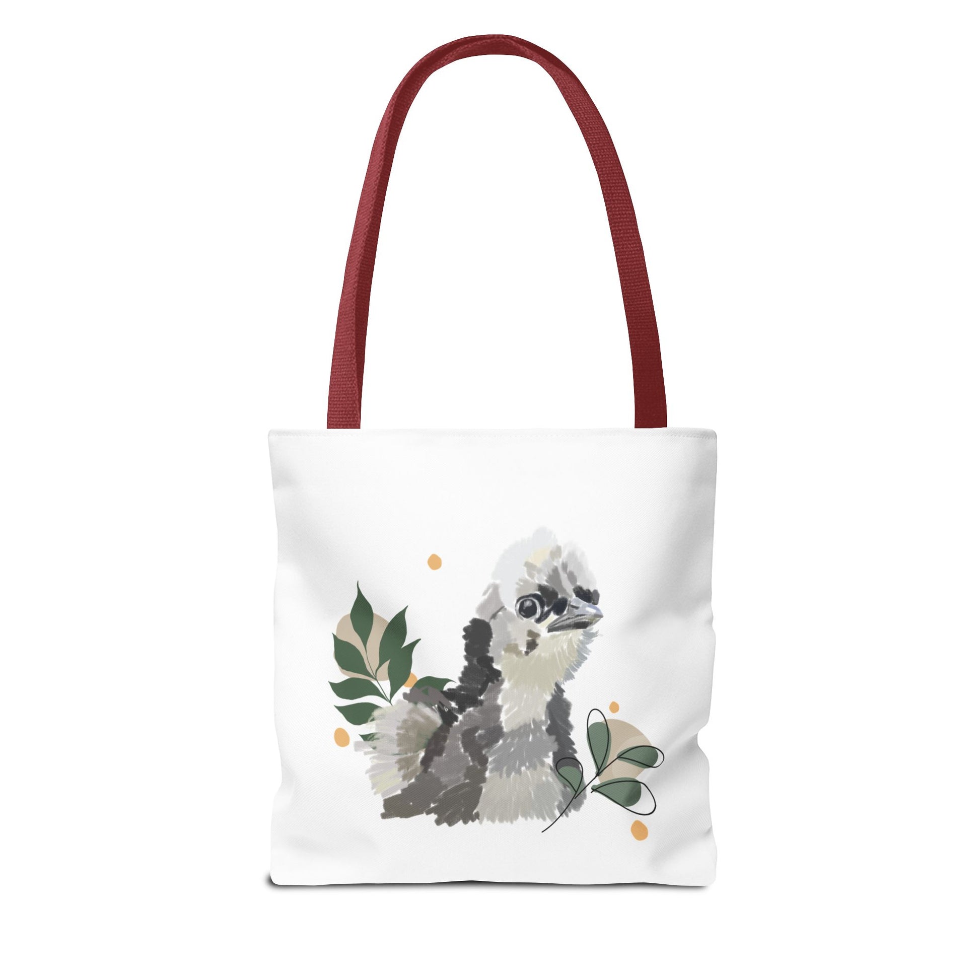 Wild Fluff Hatchling - Tote Bag with Floral Accents