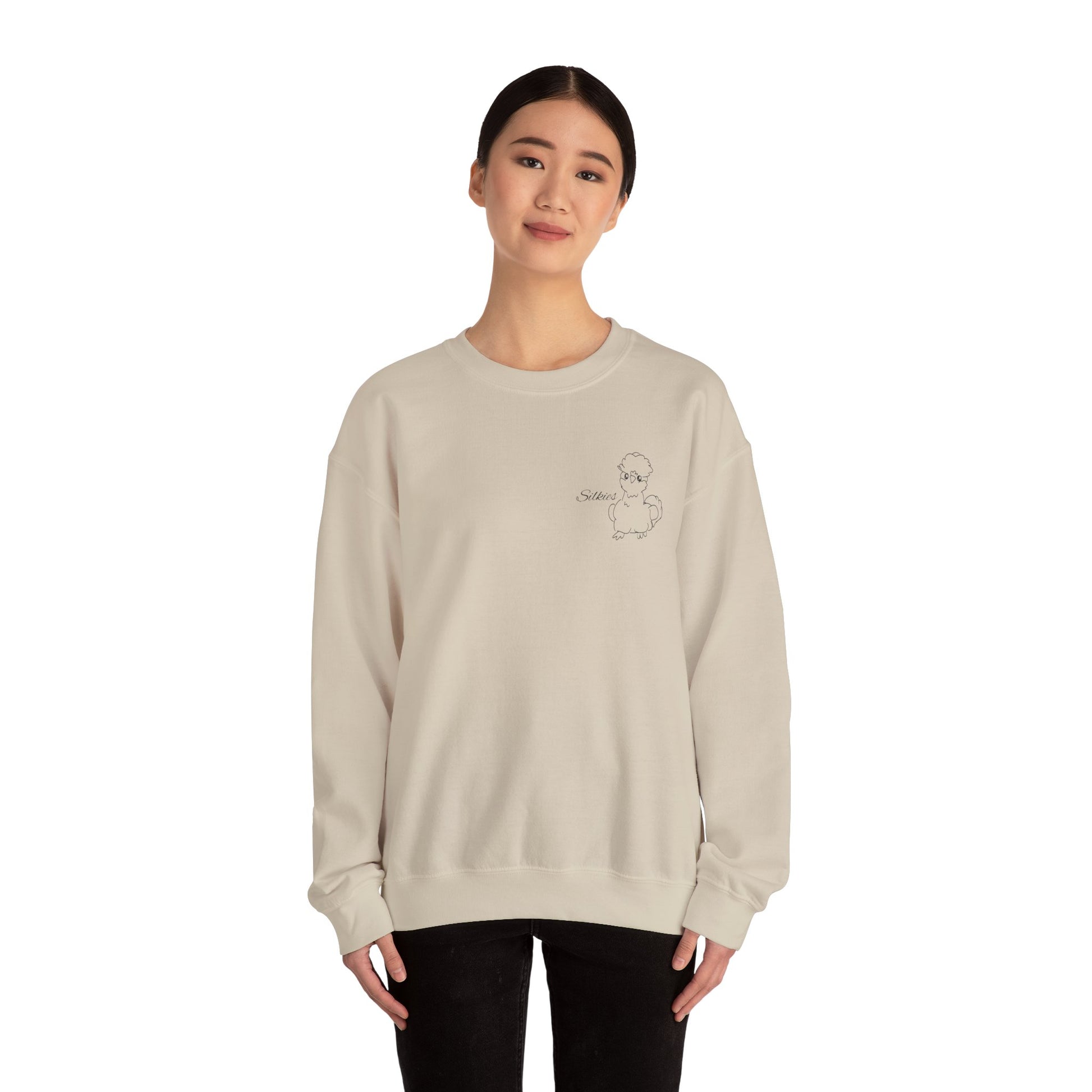 Silkie Chicken Printed Sweatshirt Crewneck🐥✨