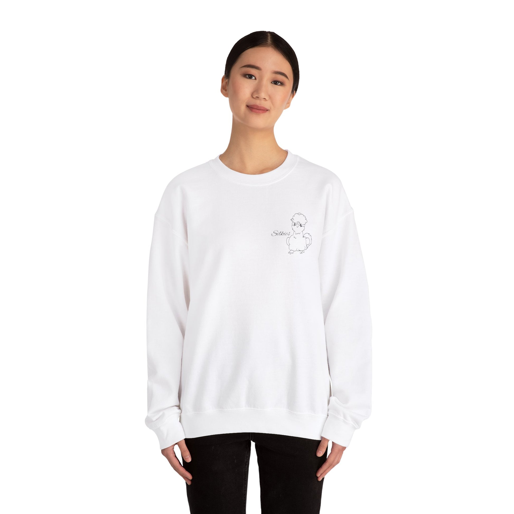 Silkie Chicken Printed Sweatshirt Crewneck🐥✨