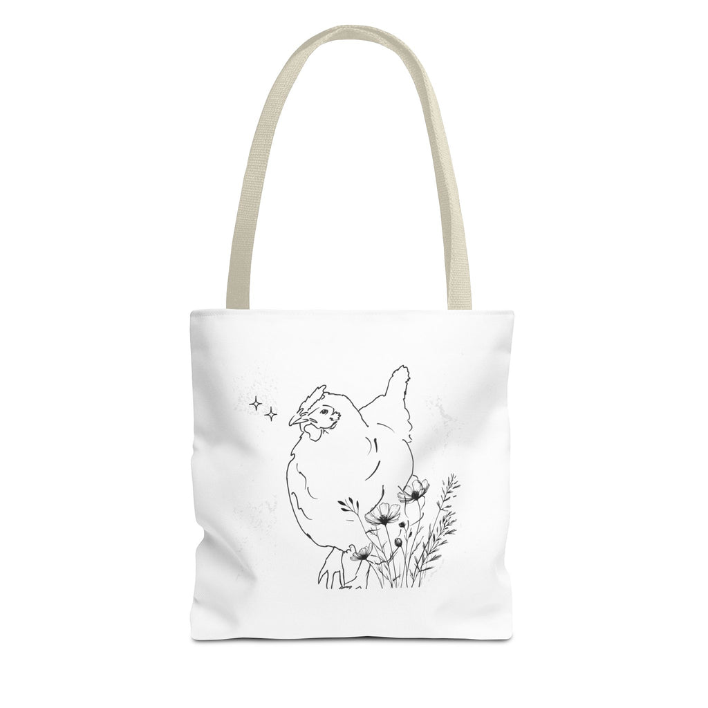 Black and White/Gorgeous Chicken Tote Bag for Everyday