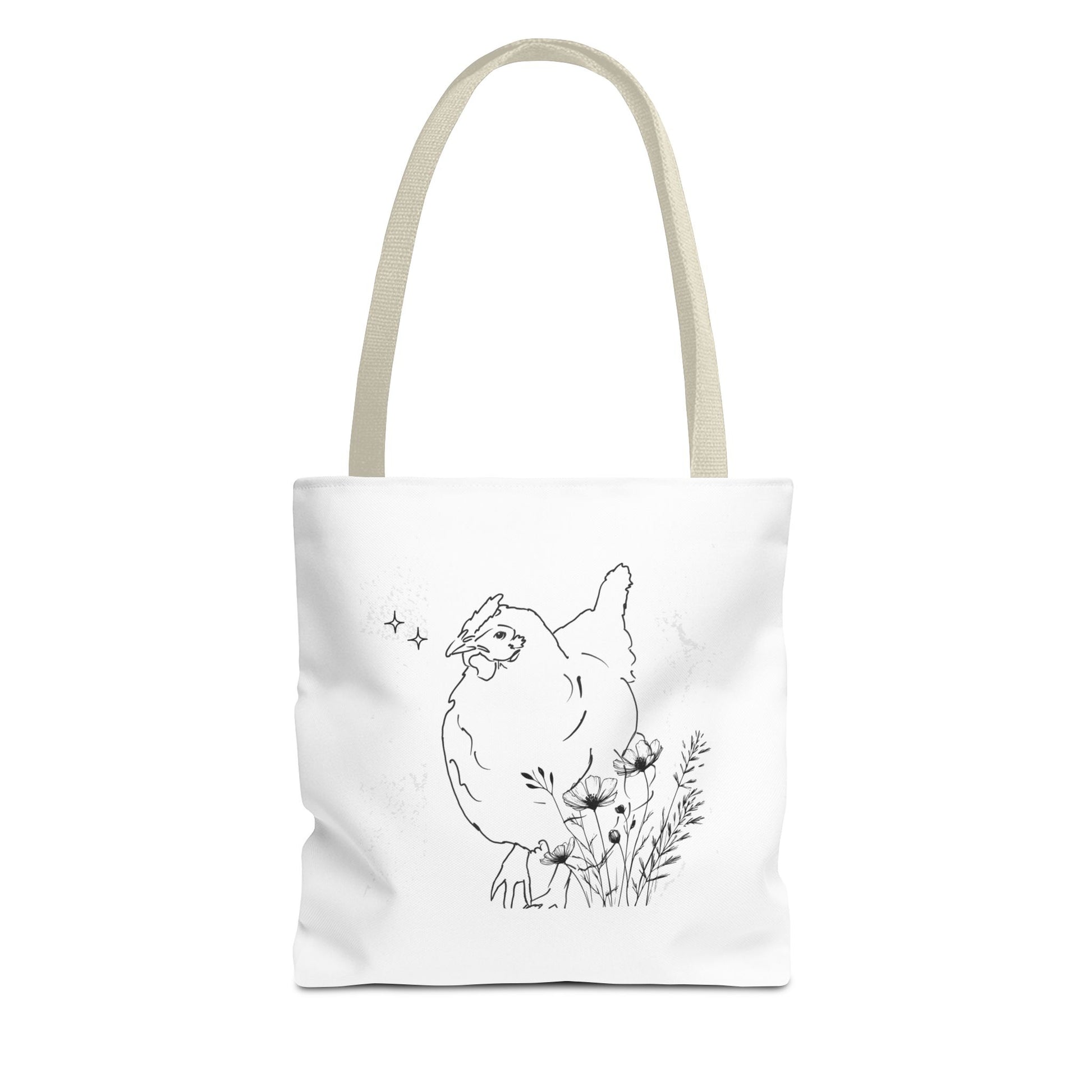 Black and White/Gorgeous Chicken Tote Bag for Everyday