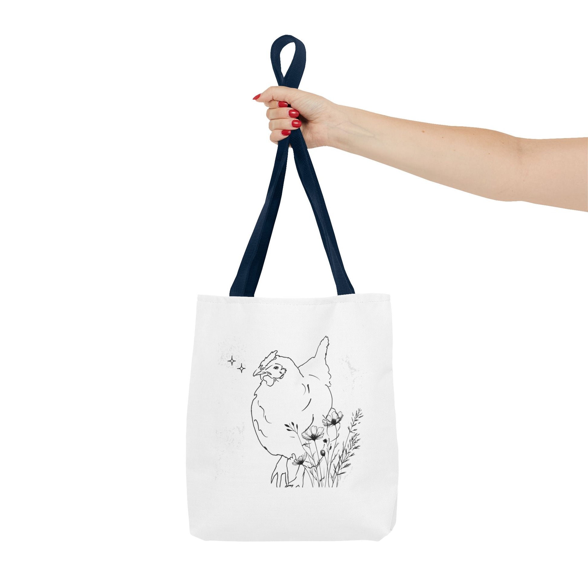 Black and White/Gorgeous Chicken Tote Bag for Everyday