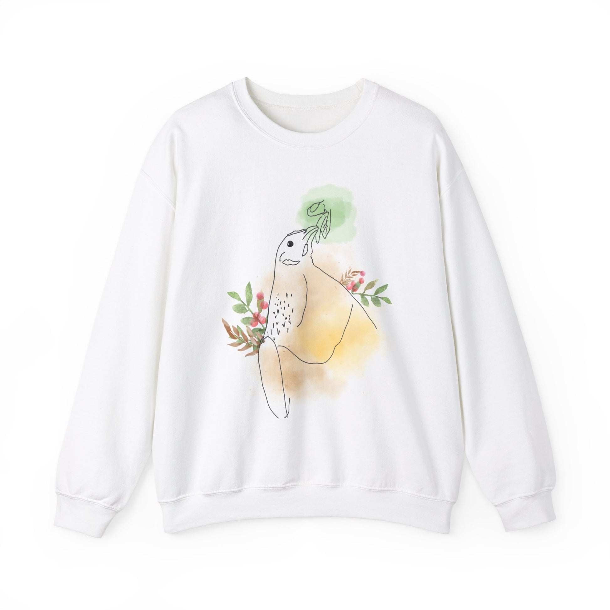 Golden Hen Crewneck Sweatshirt - Perfect Gift for Chicken and Farm Lovers