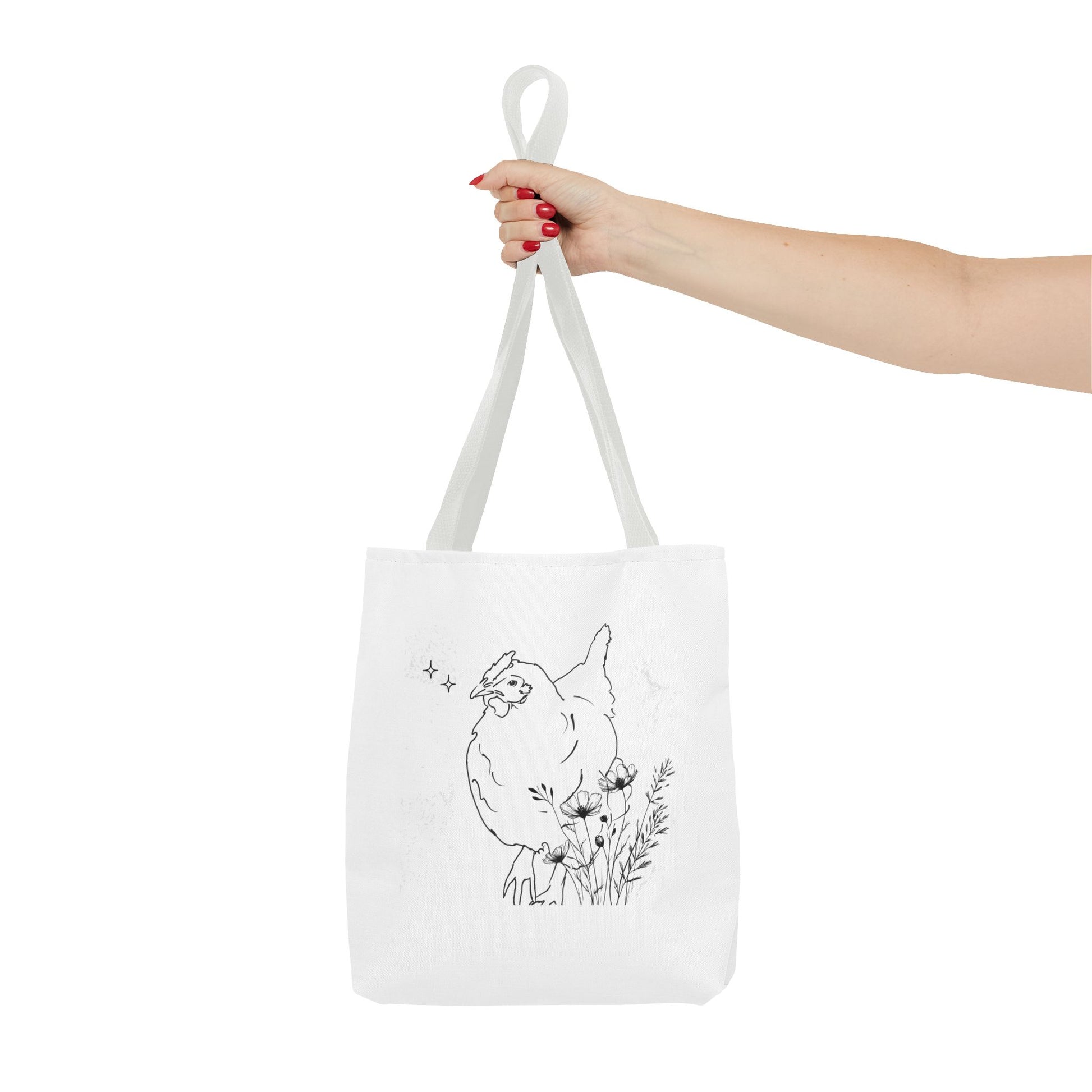 Black and White/Gorgeous Chicken Tote Bag for Everyday