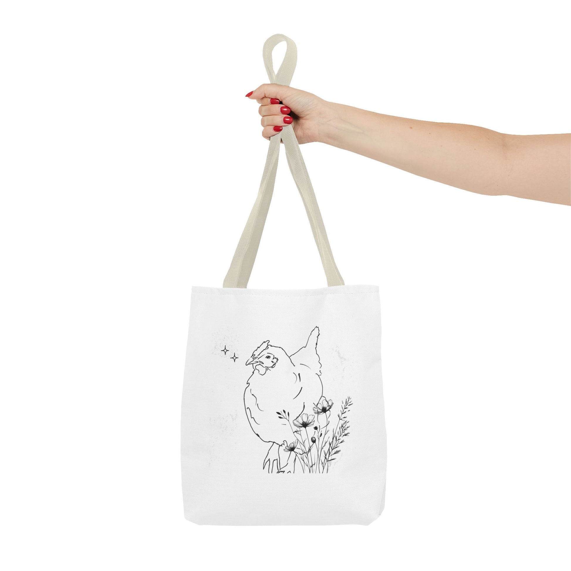 Black and White/Gorgeous Chicken Tote Bag for Everyday
