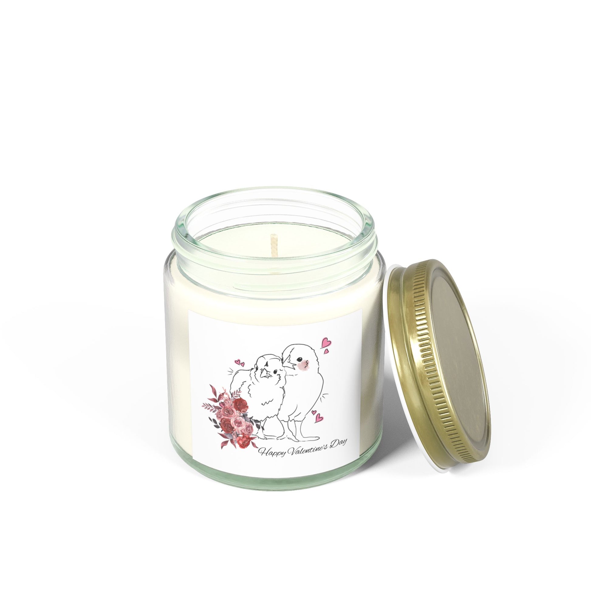 Baby Chicken Valentine's Day Candle
