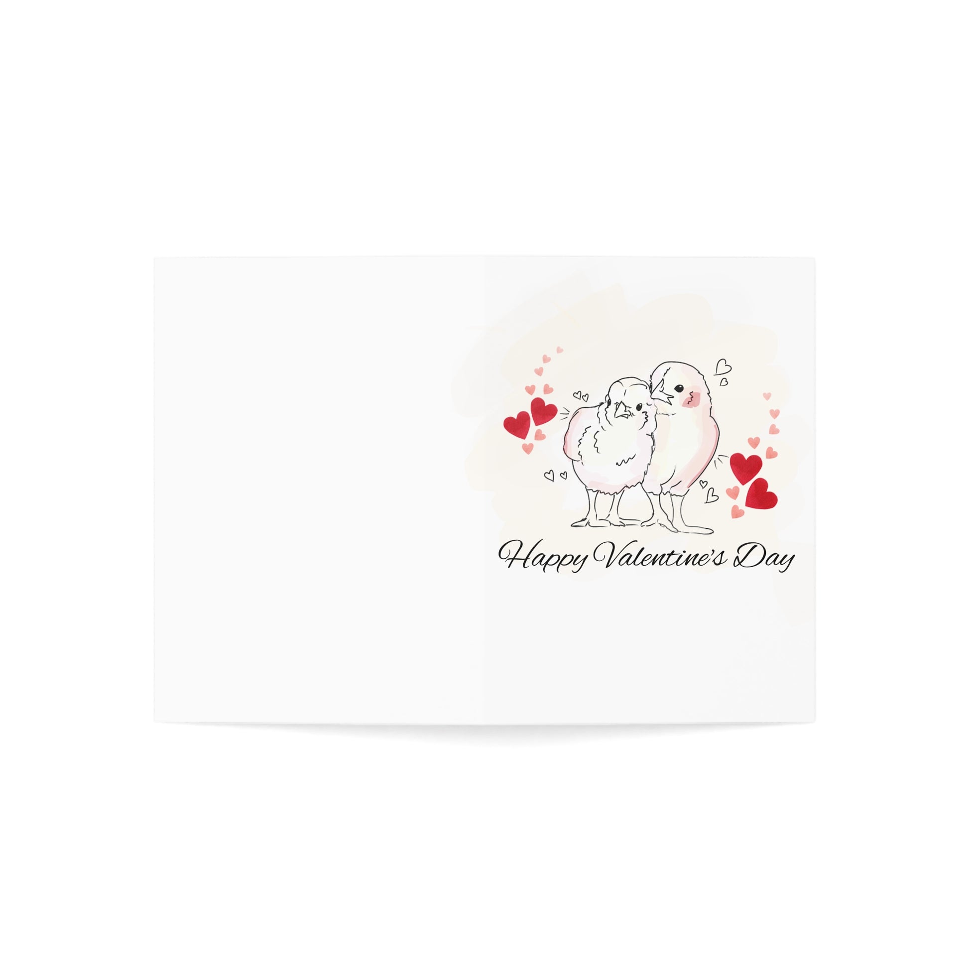 Valentine's Day Greeting Cards Set (1, 10, 30, 50pcs) - Cute Love Bird Design