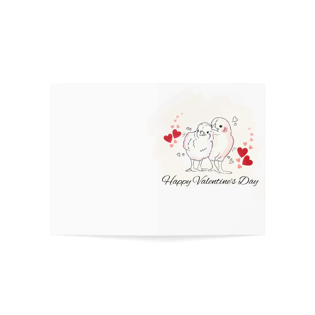 Valentine's Day Greeting Cards Set (1, 10, 30, 50pcs) - Cute Love Bird Design