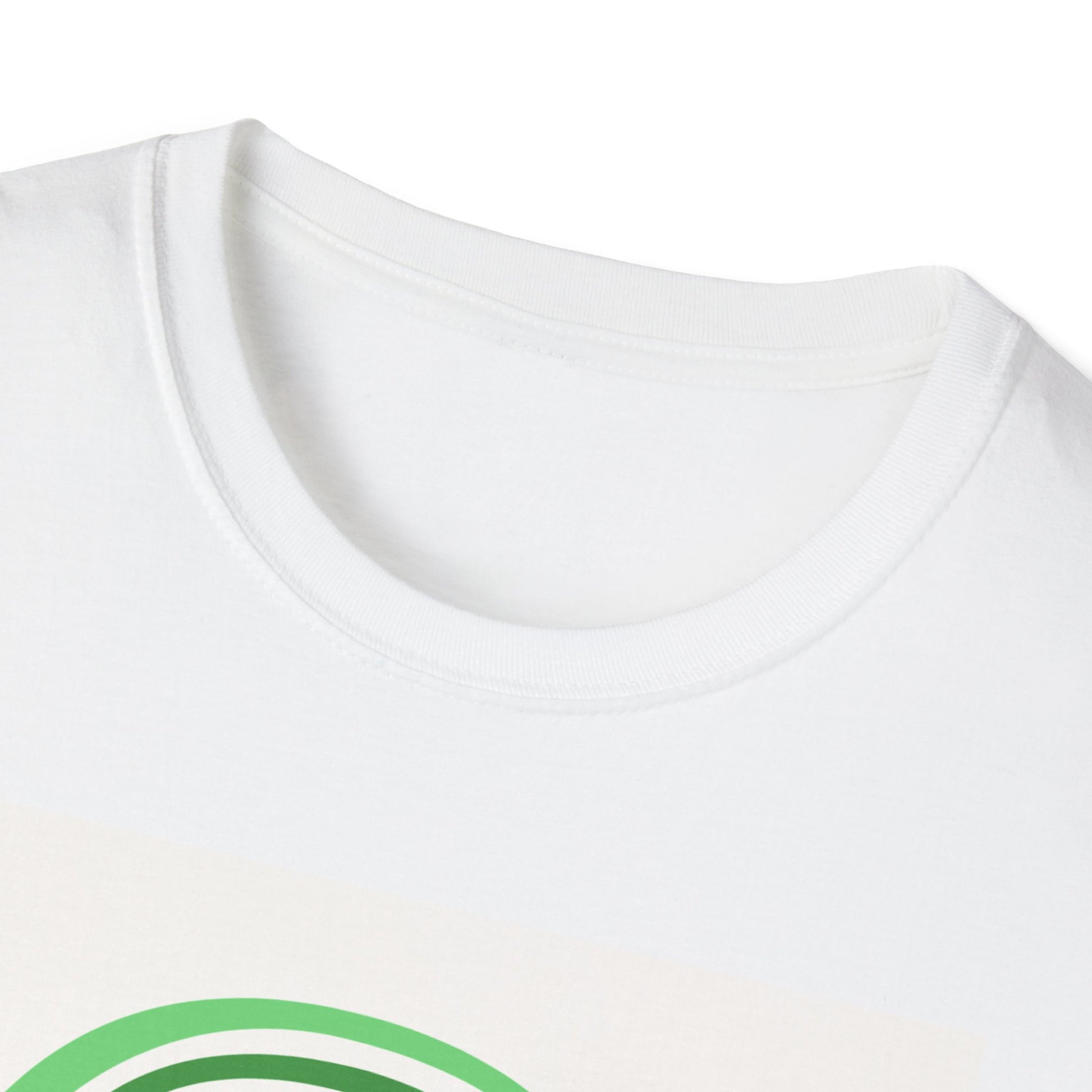 Whimsical St. Patrick's Day Chicken T-Shirt - Unisex Softstyle Tee