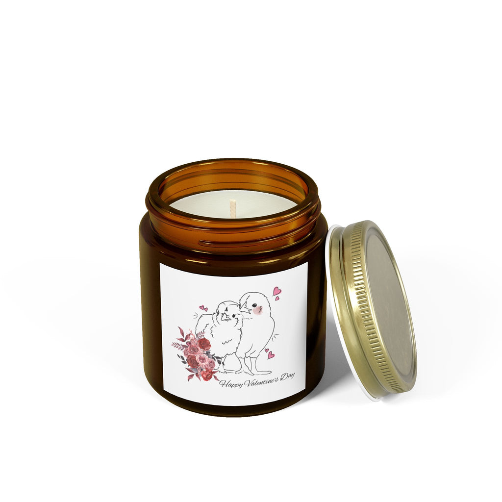 Baby Chicken Valentine's Day Candle