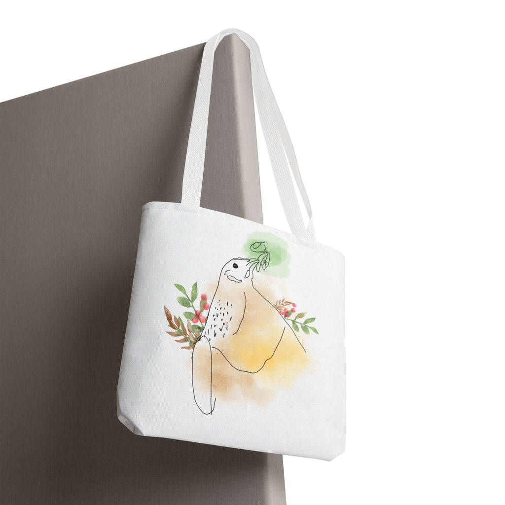 Golden Hen With Red Berries Tote Bag (AOP)