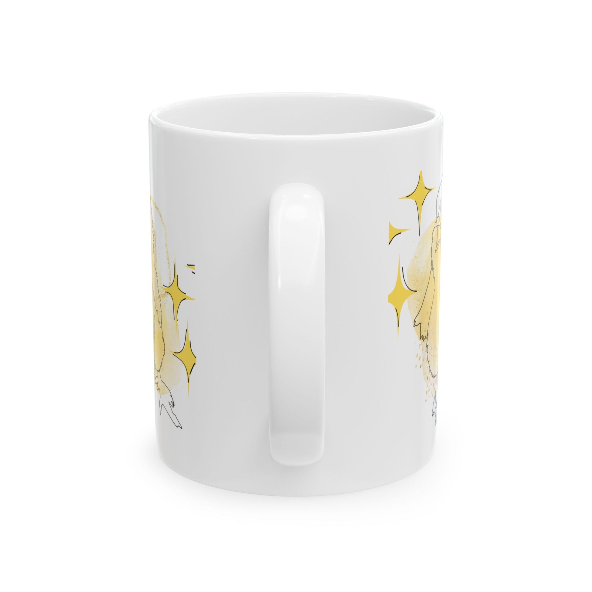 Mug Cute Faverolle Chicken With Bright Stars 11oz/15oz