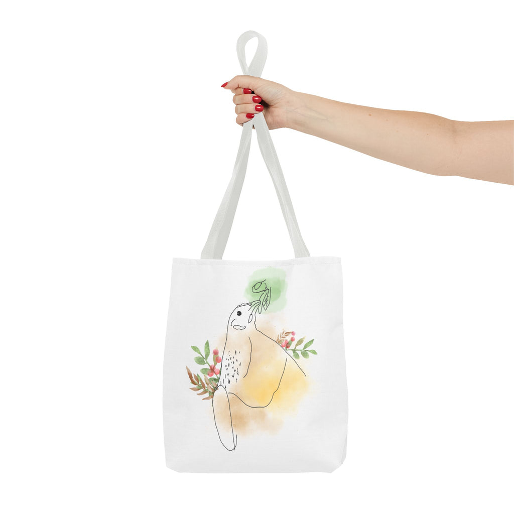 Golden Hen With Red Berries Tote Bag (AOP)