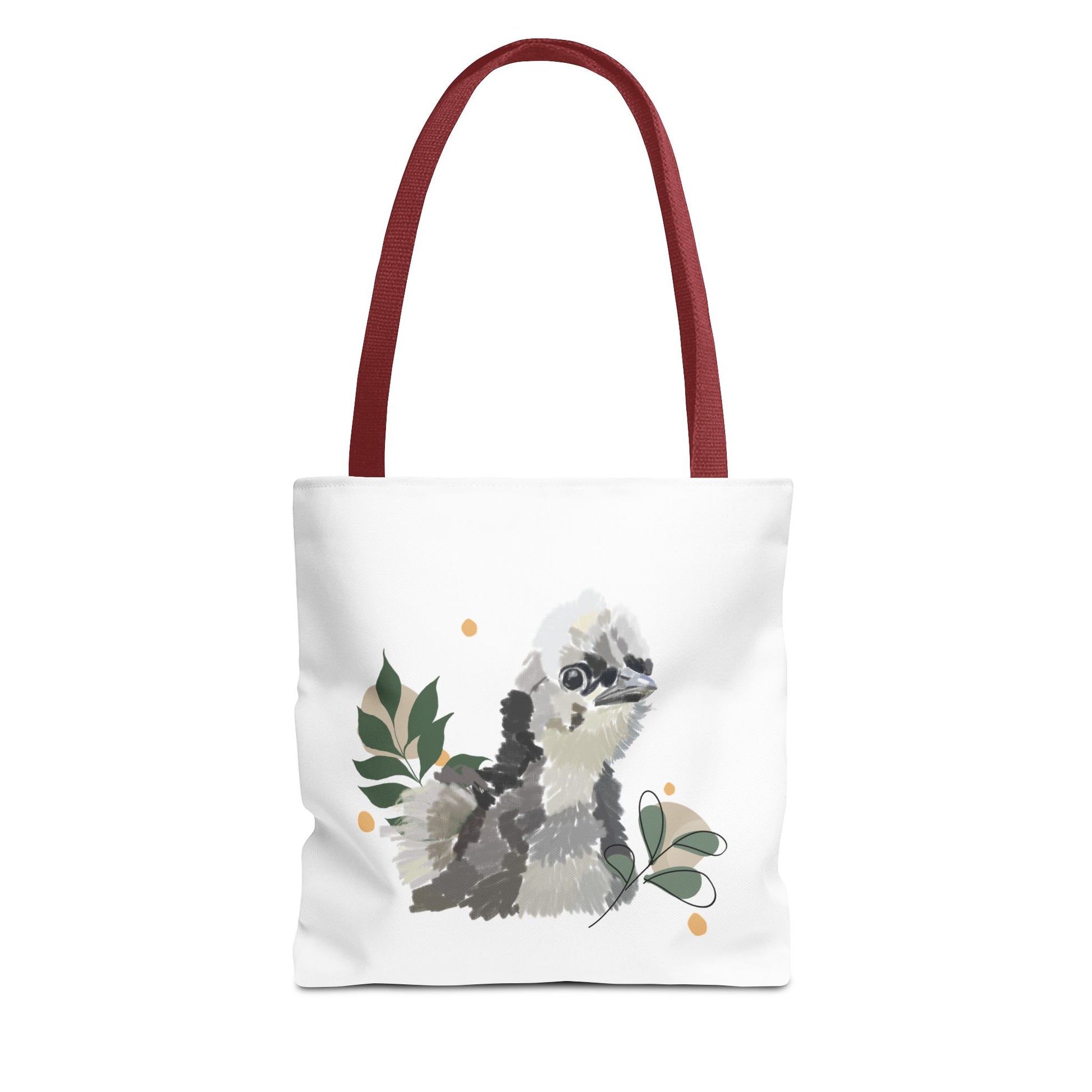 Wild Fluff Hatchling - Tote Bag with Floral Accents