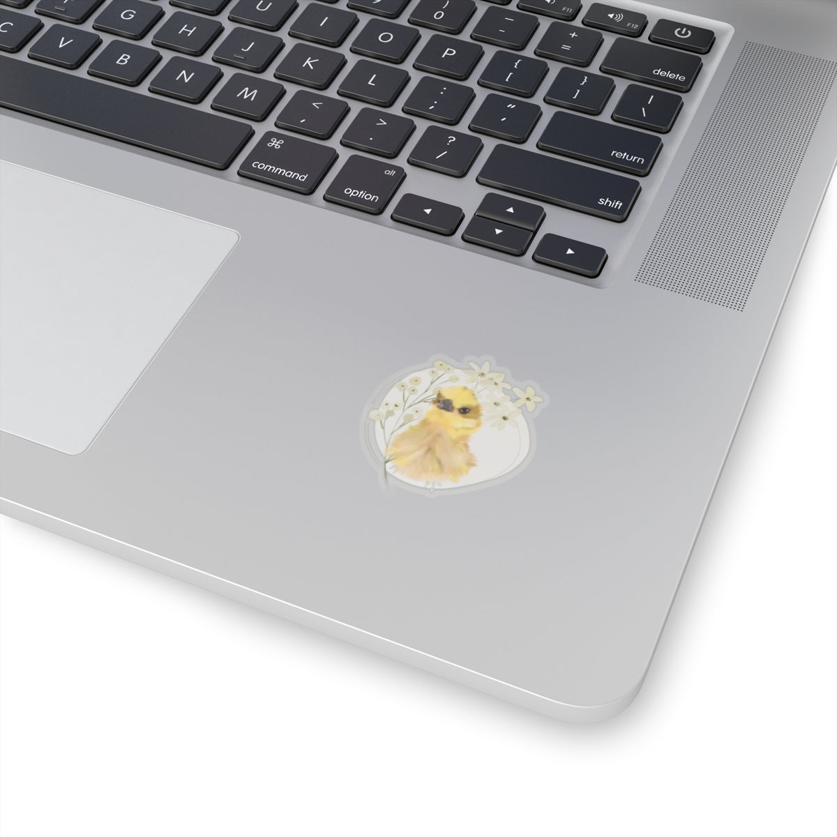 Whimsical Yellow Chick Kiss-Cut Stickers for Nature Lovers