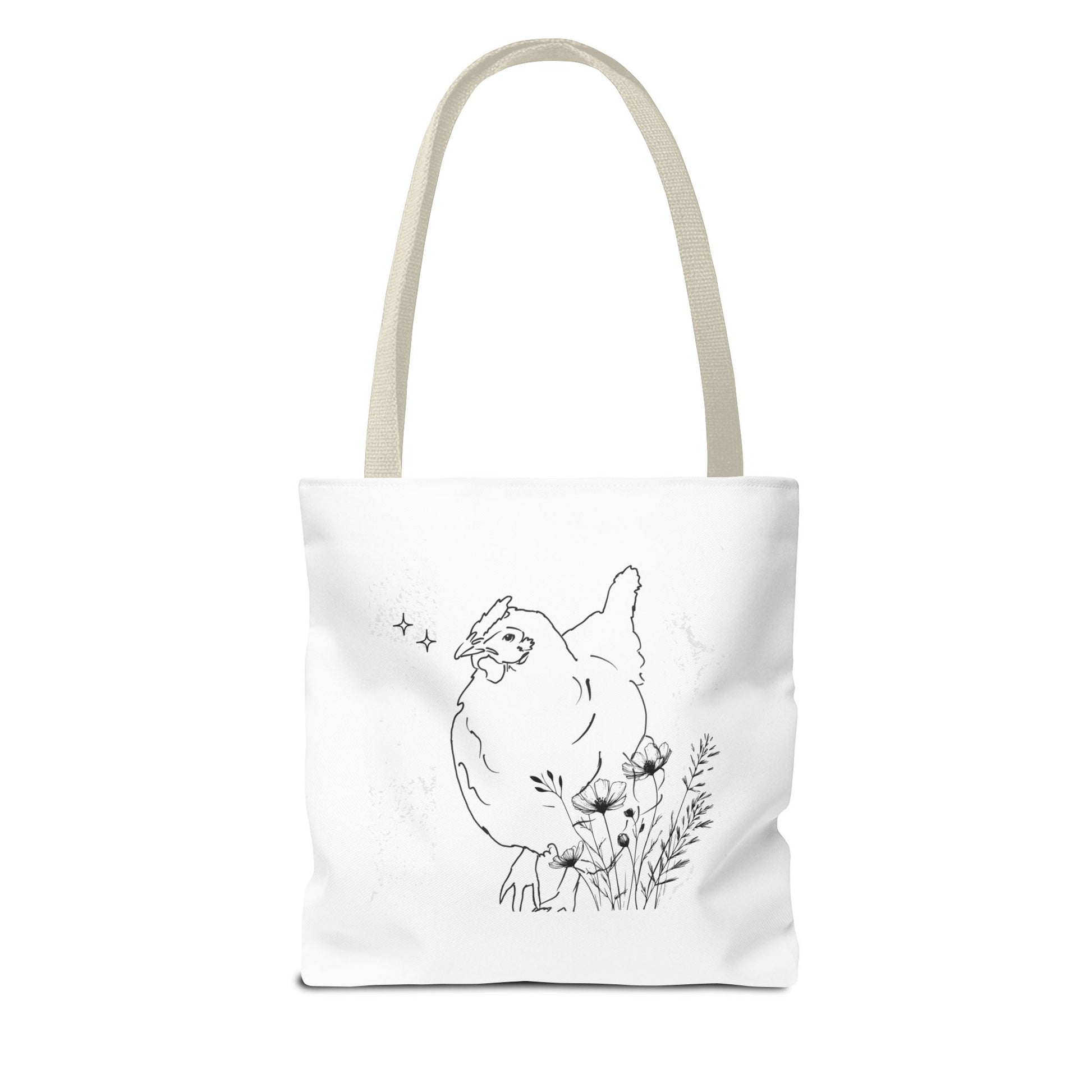 Black and White/Gorgeous Chicken Tote Bag for Everyday