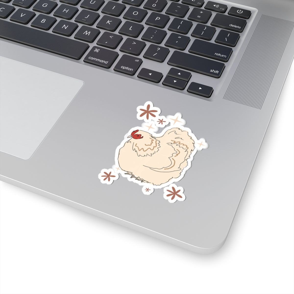 Cute Chicken Kiss-Cut Stickers - Farmhouse Aesthetic Decor