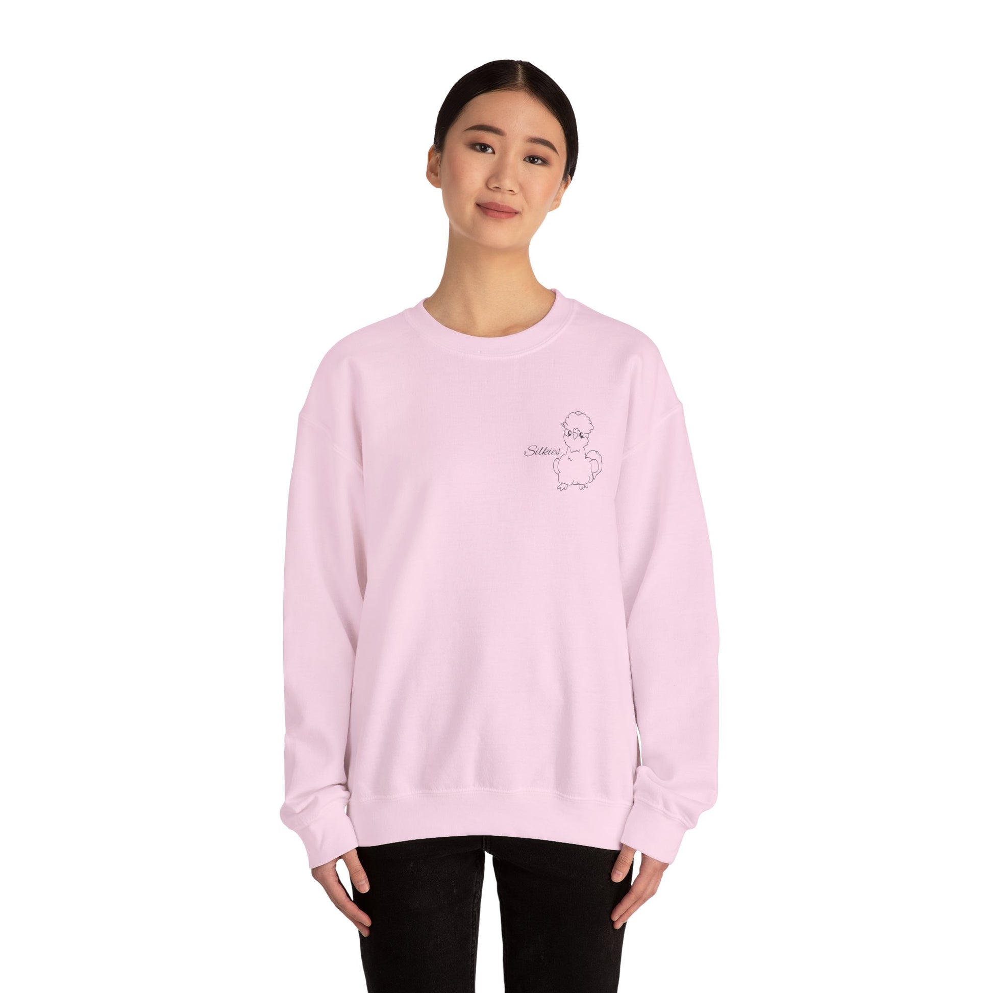Silkie Chicken Printed Sweatshirt Crewneck🐥✨