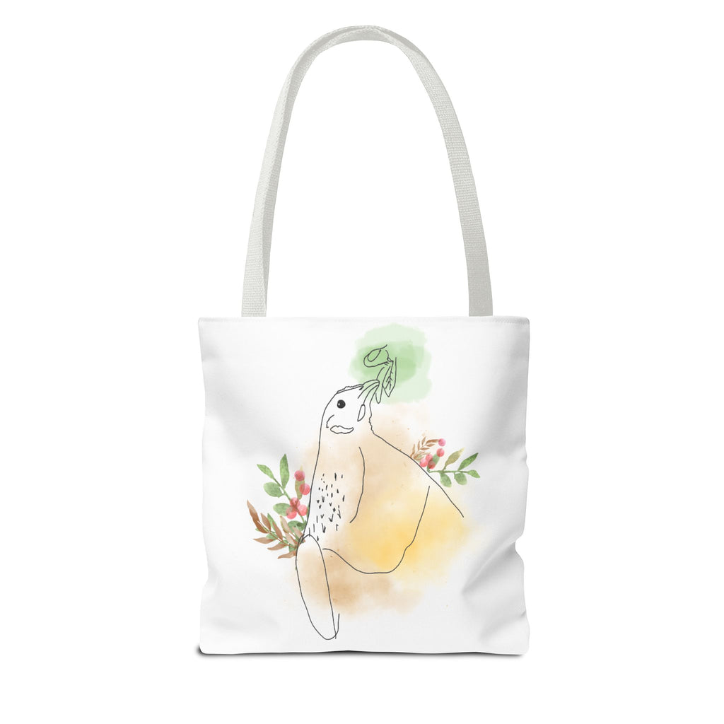 Golden Hen With Red Berries Tote Bag (AOP)
