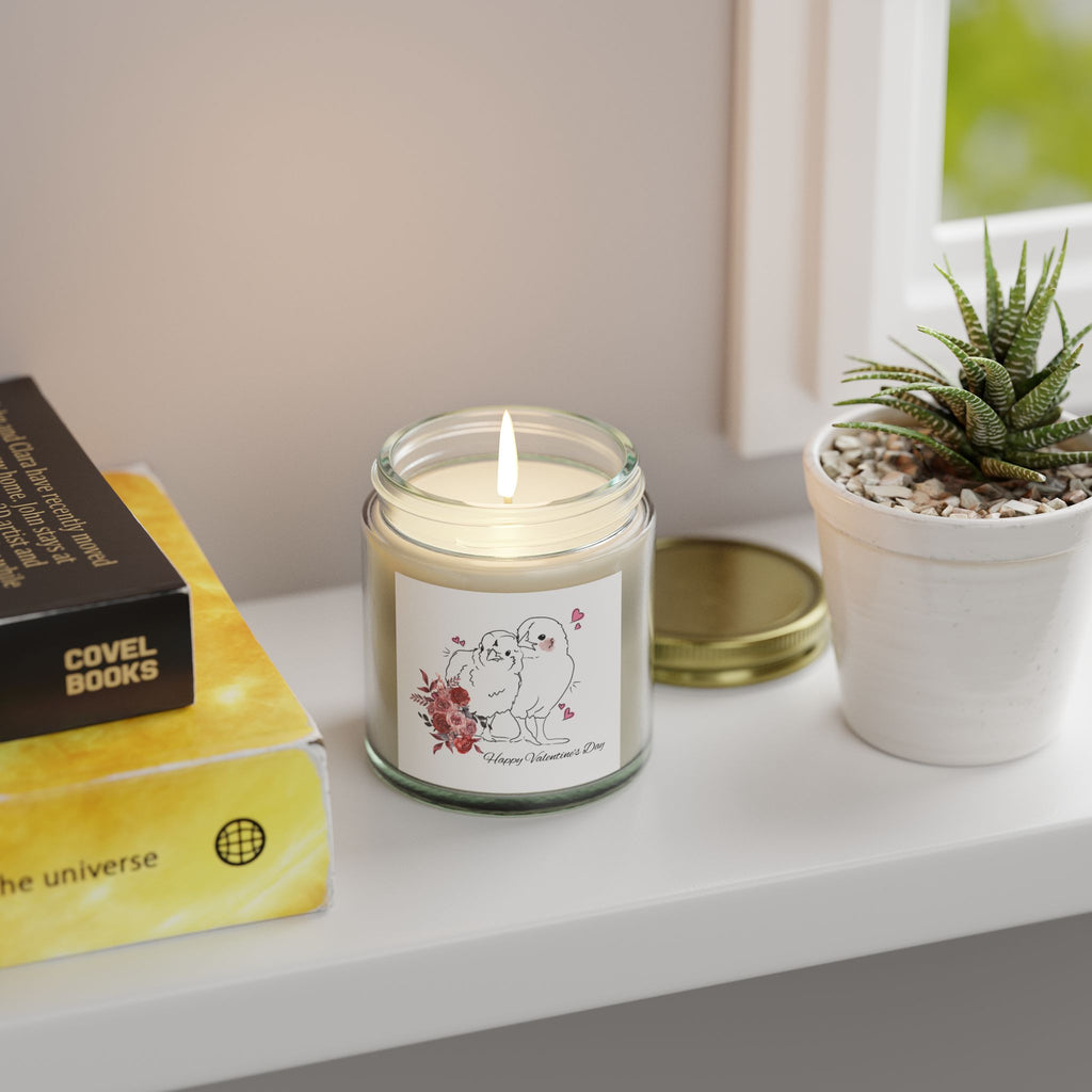 Baby Chicken Valentine's Day Candle