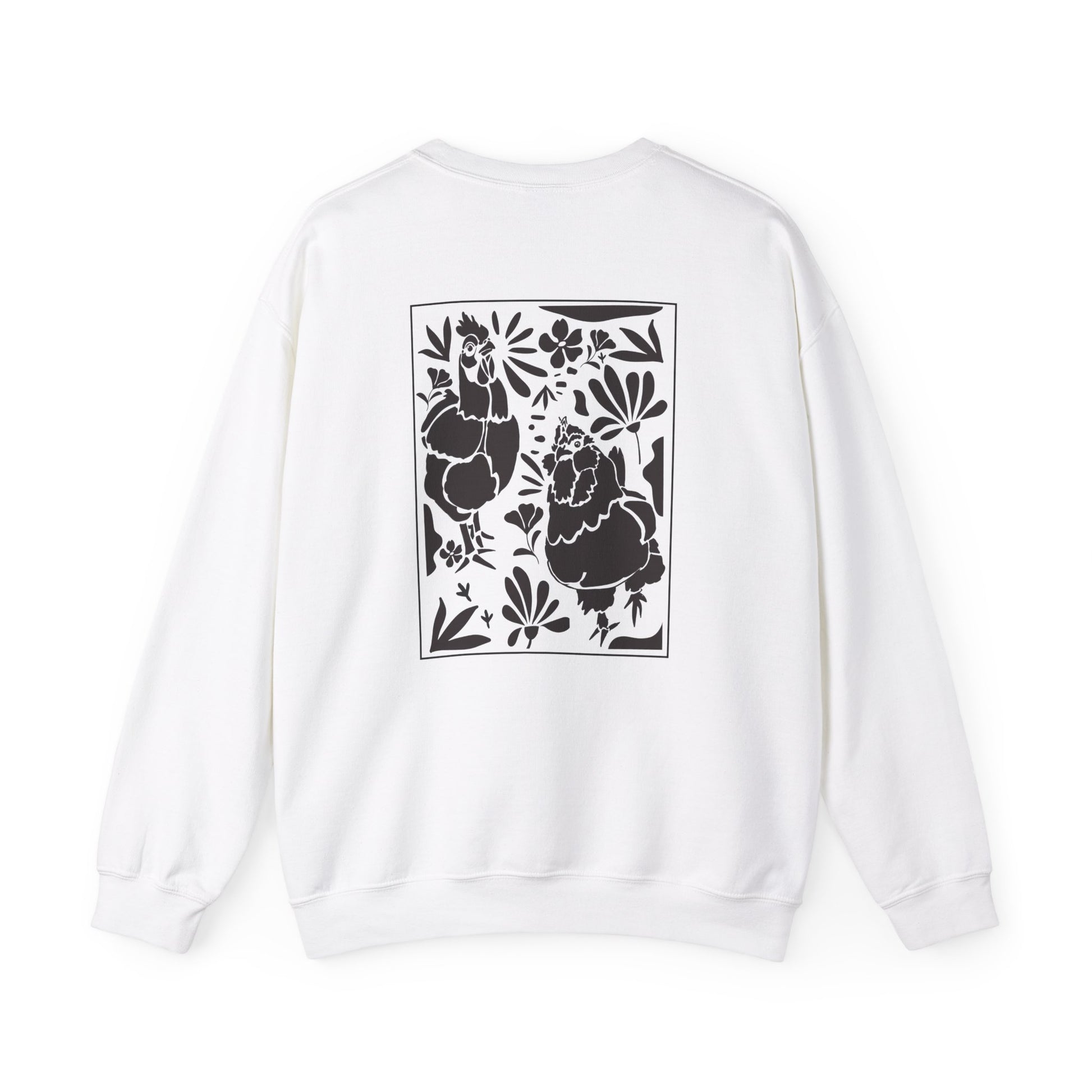 Minimalistic Floral Blob Chicken Print