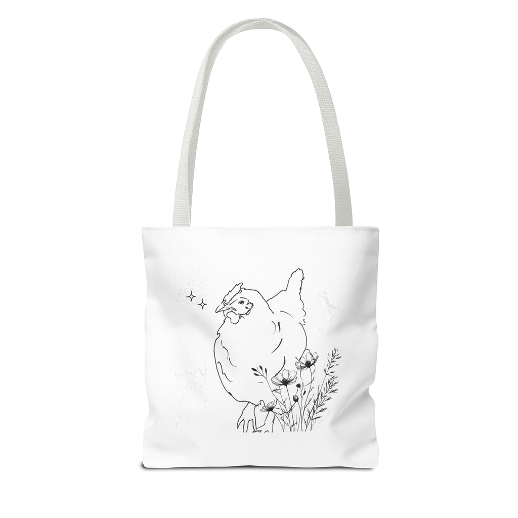 Black and White/Gorgeous Chicken Tote Bag for Everyday