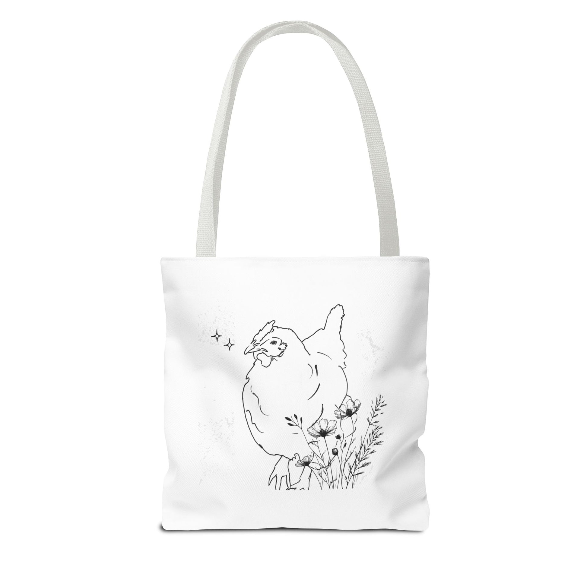 Black and White/Gorgeous Chicken Tote Bag for Everyday
