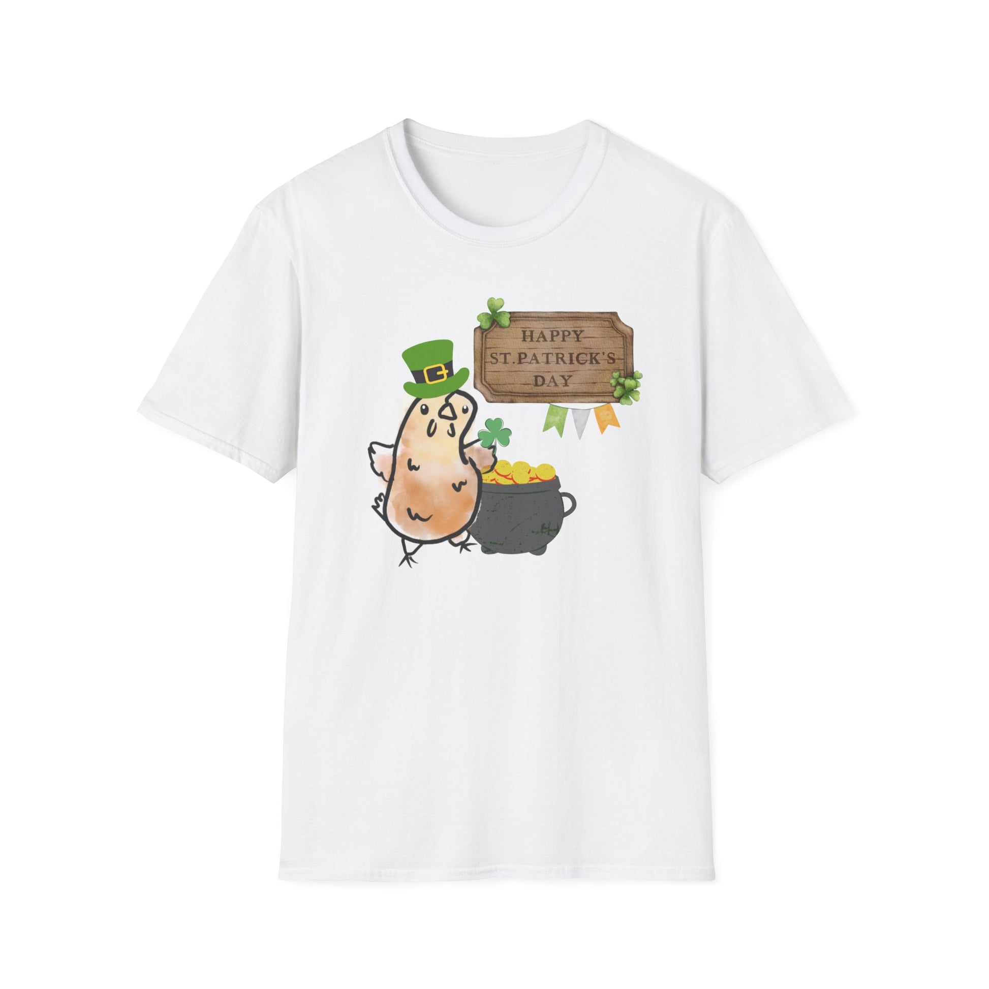 Pot o' Cluck St. Patrick's Day Unisex T-Shirt - Happy Celebration Design