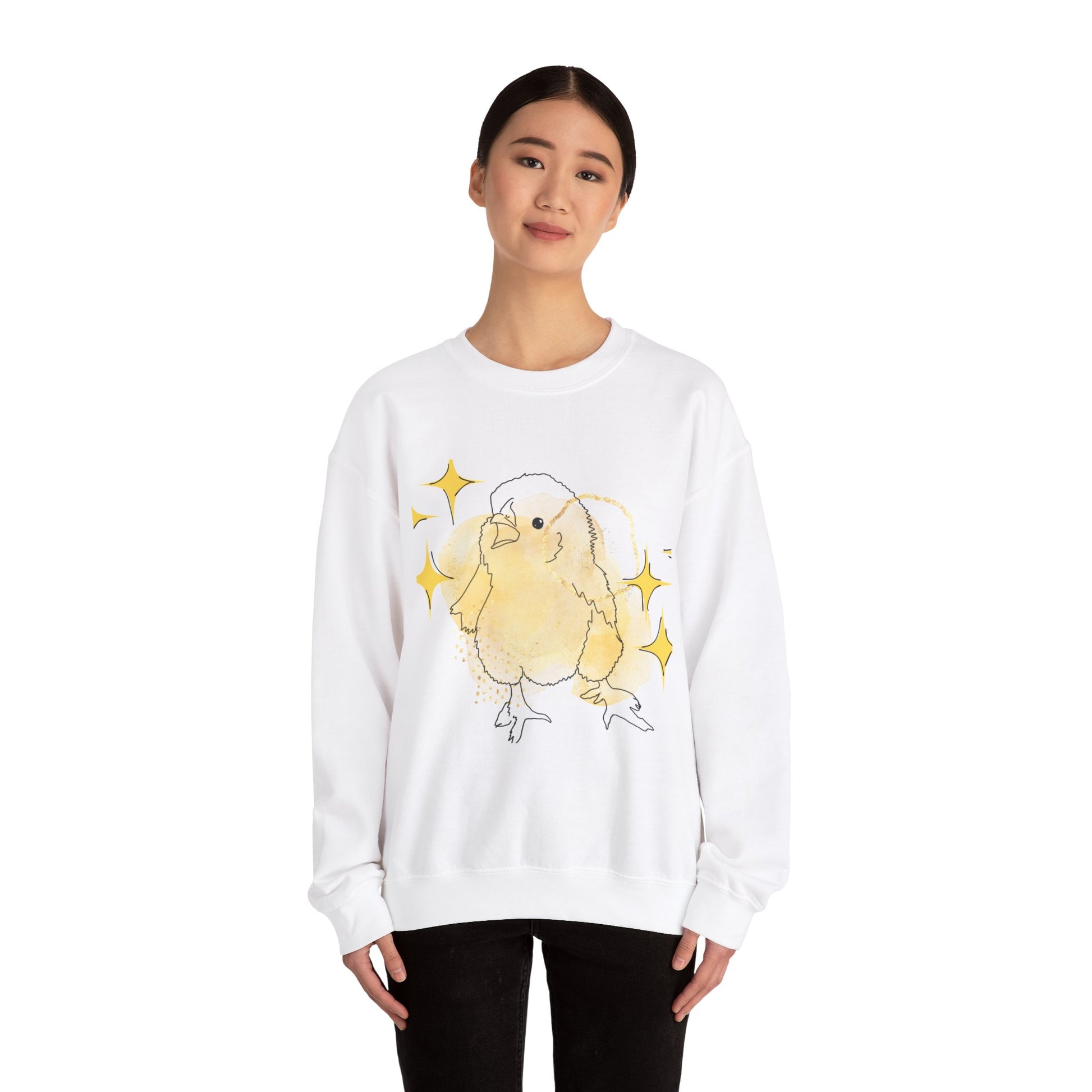 Faverolle Chicken Crewneck Sweatshirt