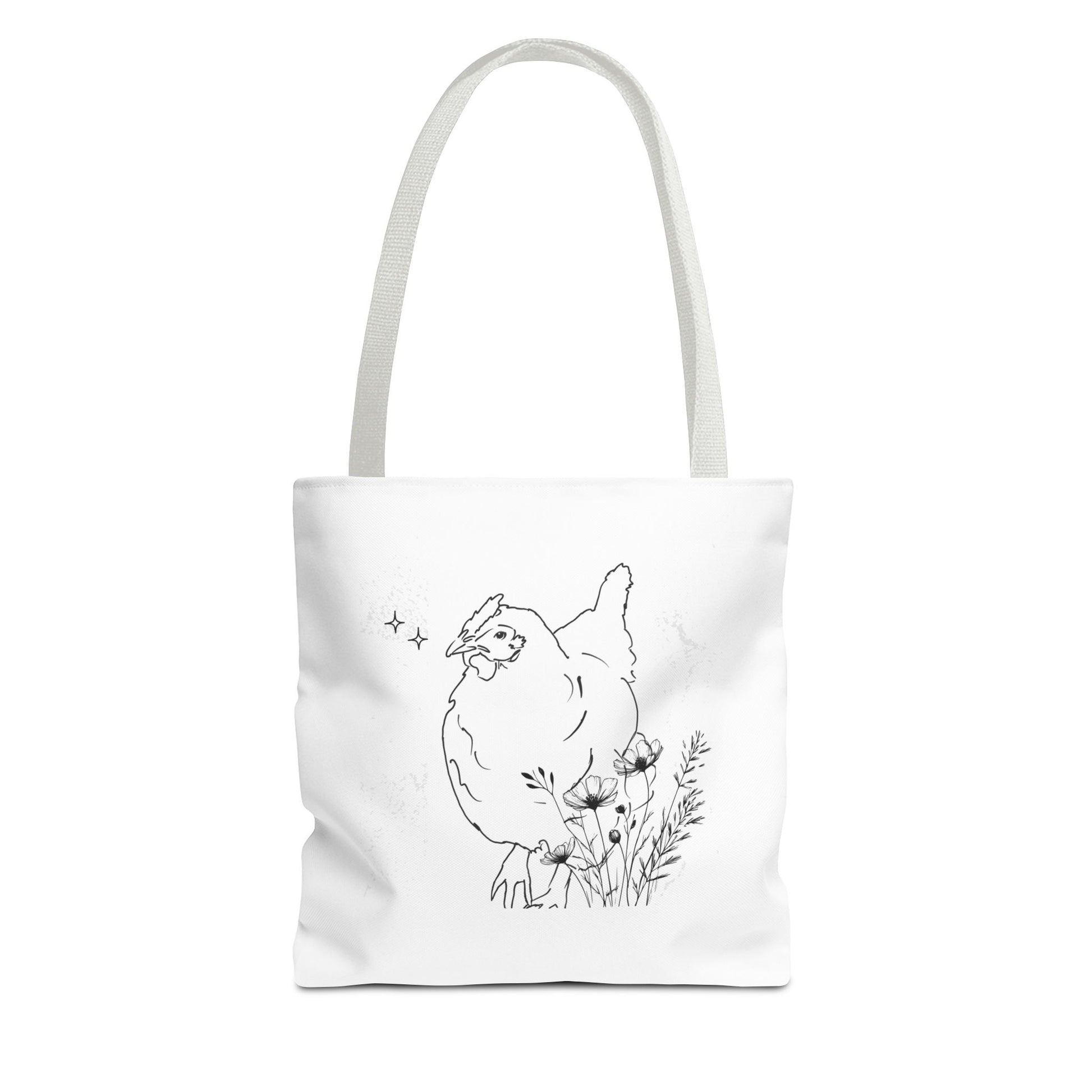 Black and White/Gorgeous Chicken Tote Bag for Everyday