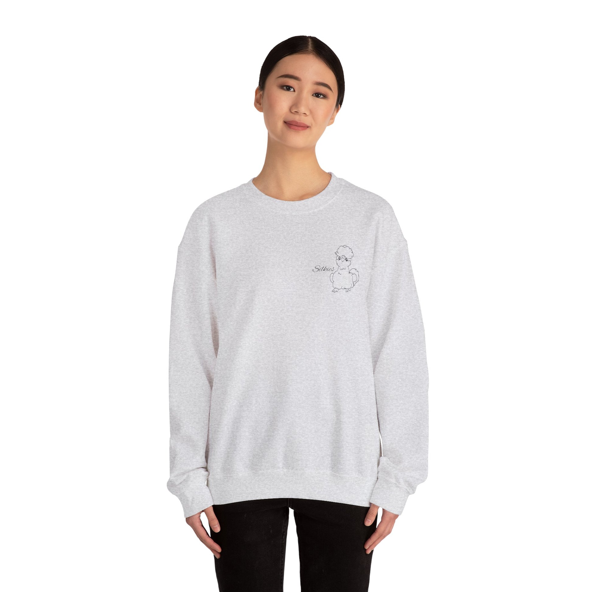 Silkie Chicken Printed Sweatshirt Crewneck🐥✨