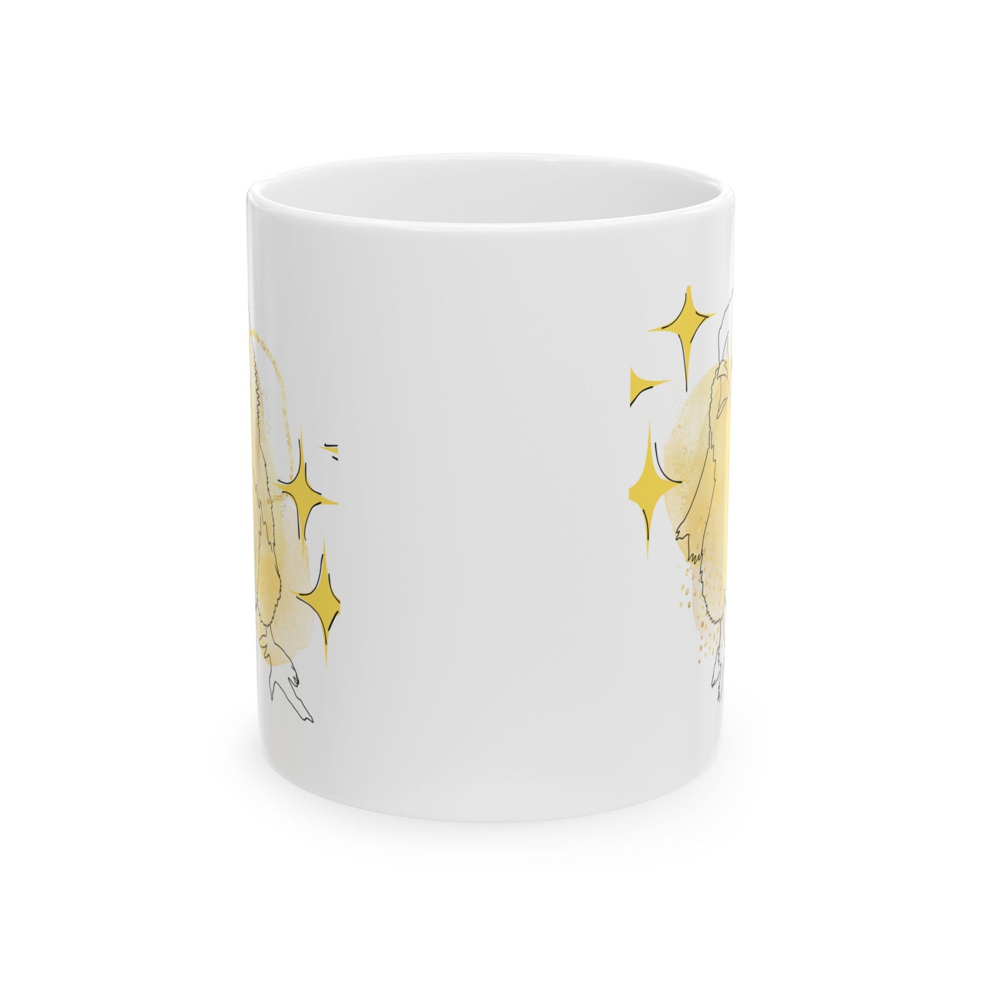Mug Cute Faverolle Chicken With Bright Stars 11oz/15oz