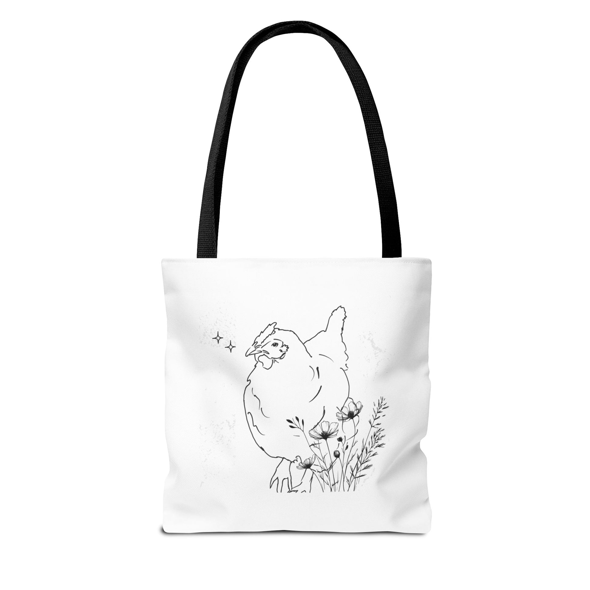 Black and White/Gorgeous Chicken Tote Bag for Everyday