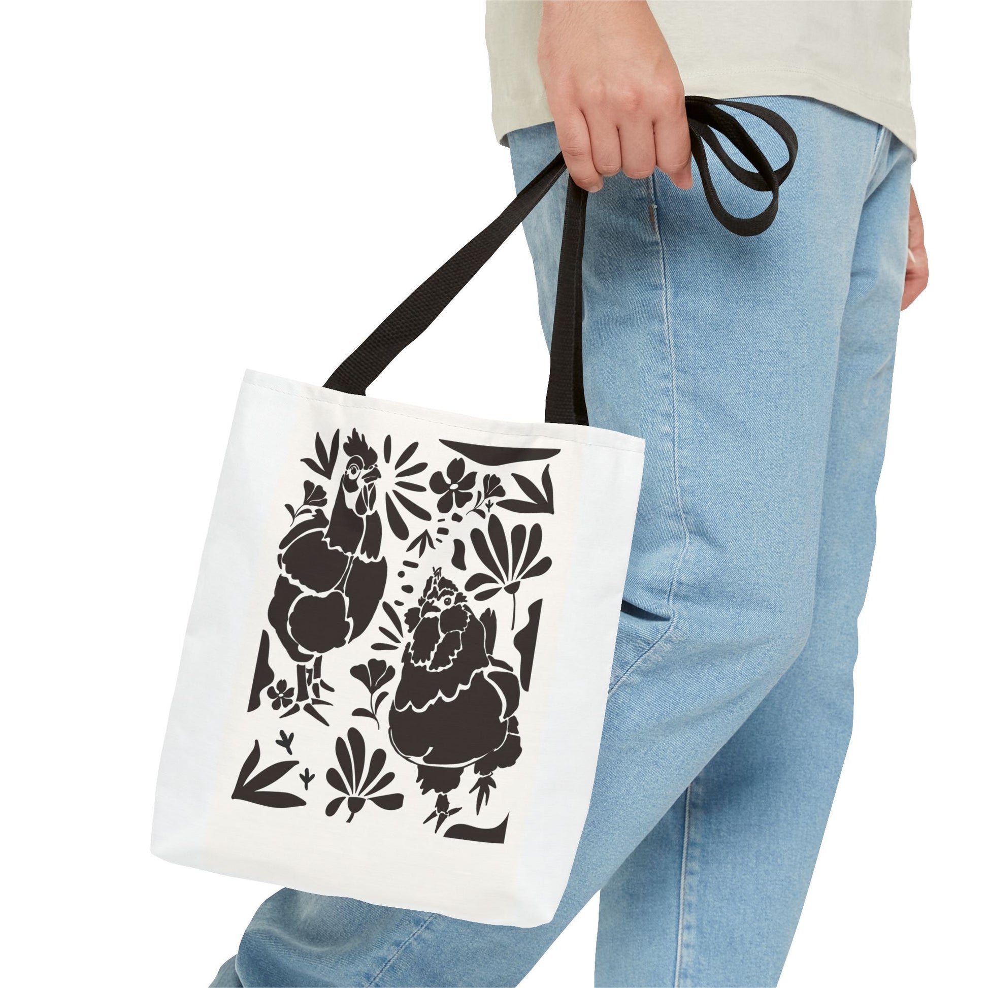 Floral Blob Chicken Print - Ideal for Farm Lovers & Eco-Friendly Shoppers