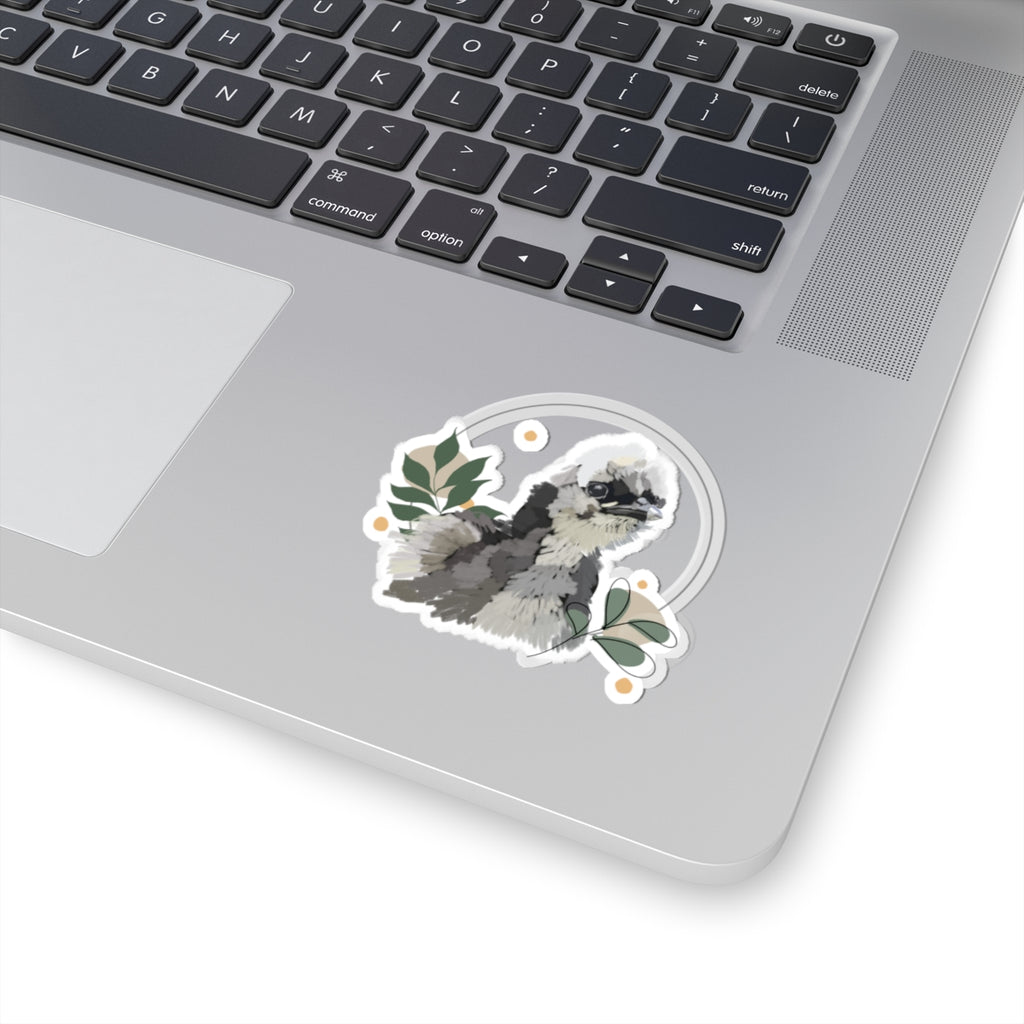 Wild Fluff Hatchling Sticker - Kiss-Cut Nature Decor for Laptops & Scrapbooking