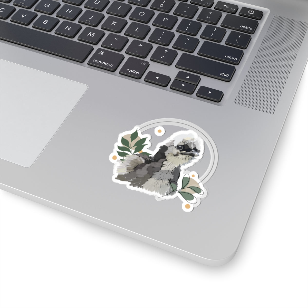 Wild Fluff Hatchling Sticker - Kiss-Cut Nature Decor for Laptops & Scrapbooking
