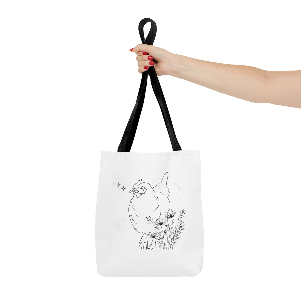 Black and White/Gorgeous Chicken Tote Bag for Everyday