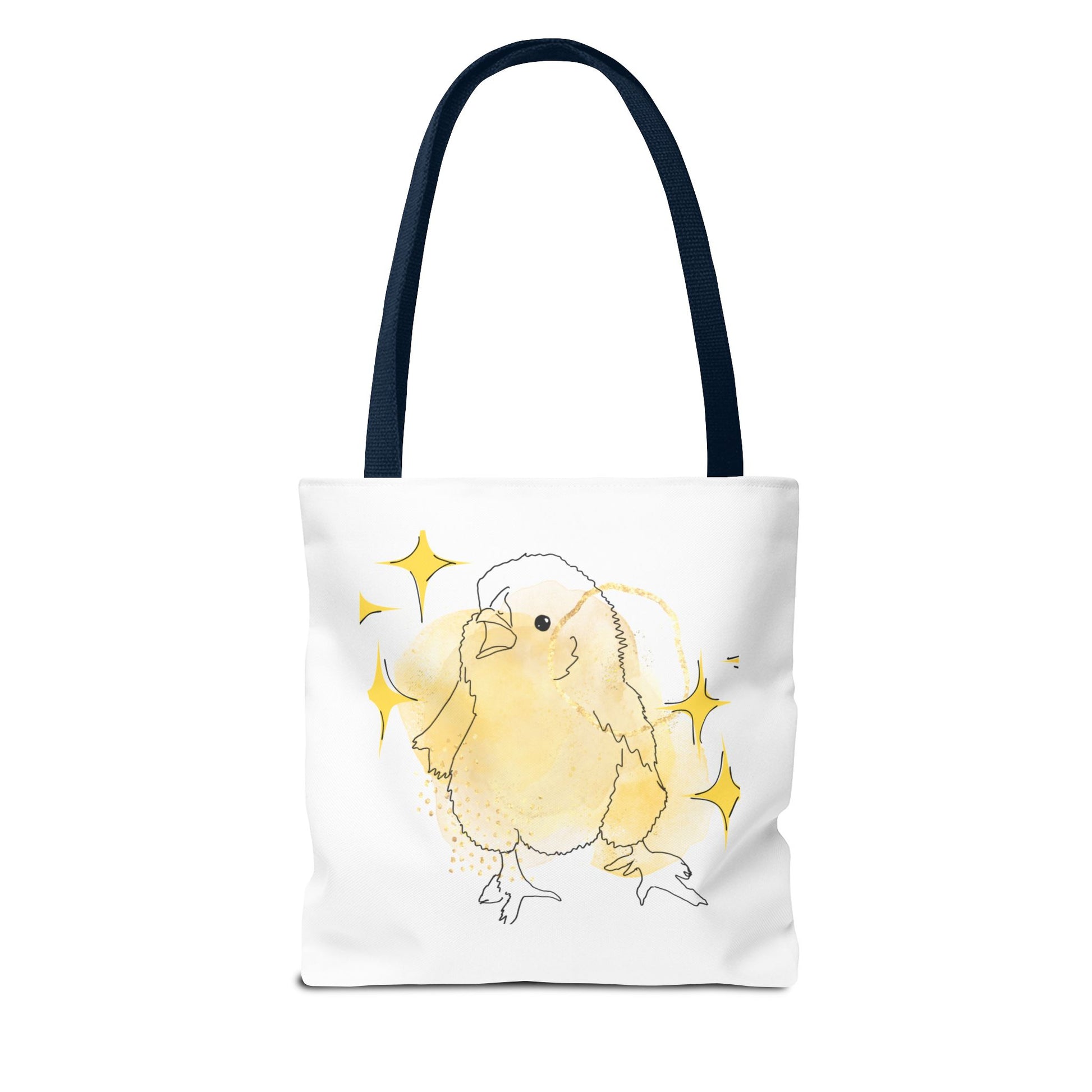 Faverolle Chick With Stars Tote Bag (AOP)