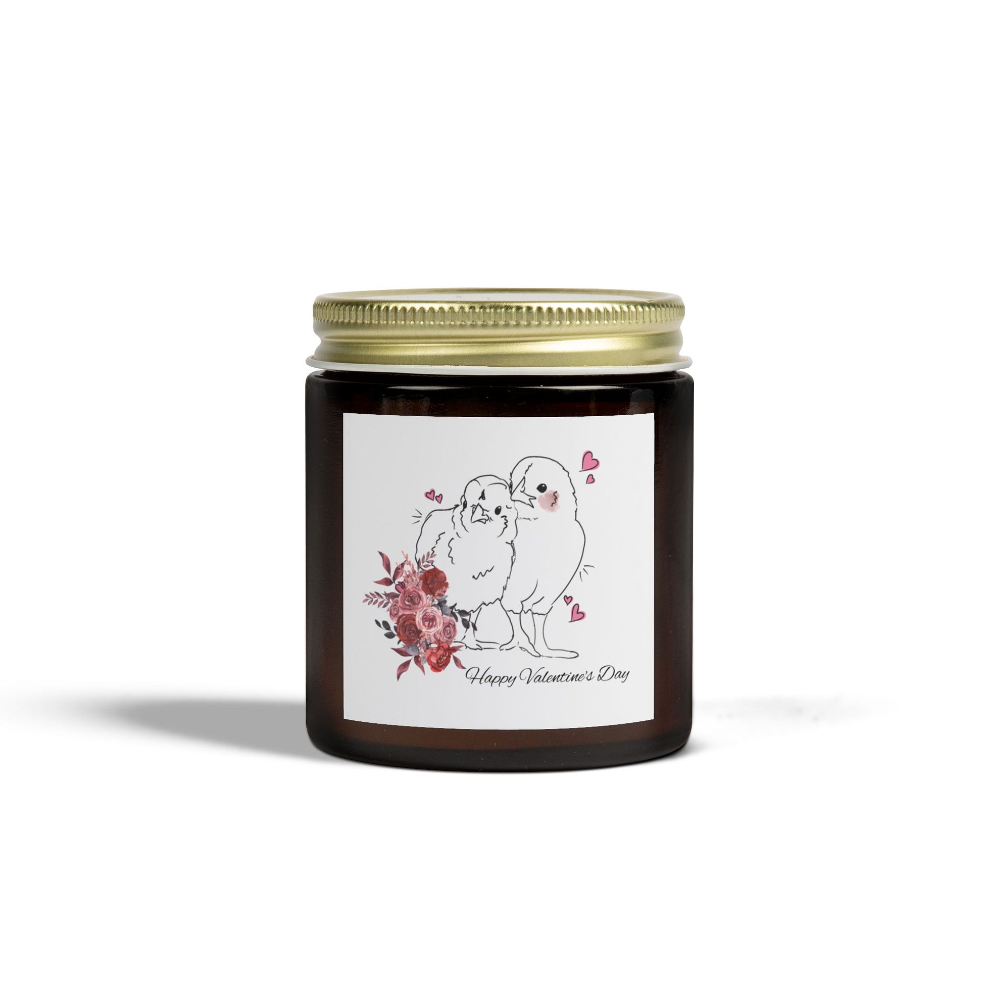 Baby Chicken Valentine's Day Candle